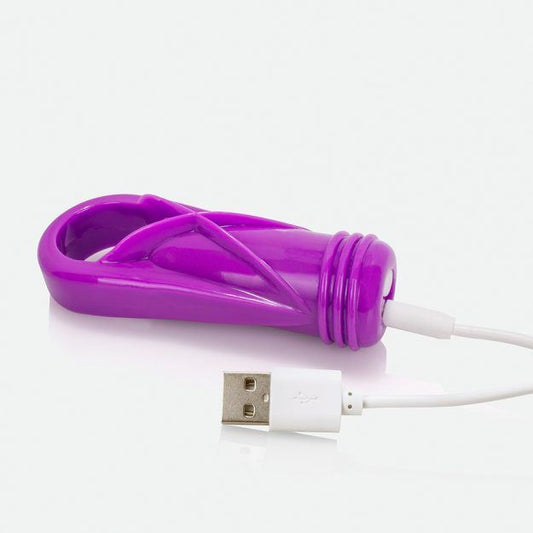 Screaming O Charged OYeah! Plus Rechargeable Vibe Ring - Purple - UABDSM