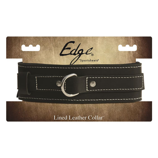 Edge Lined Leather Collar - UABDSM