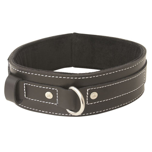 Edge Lined Leather Collar - UABDSM