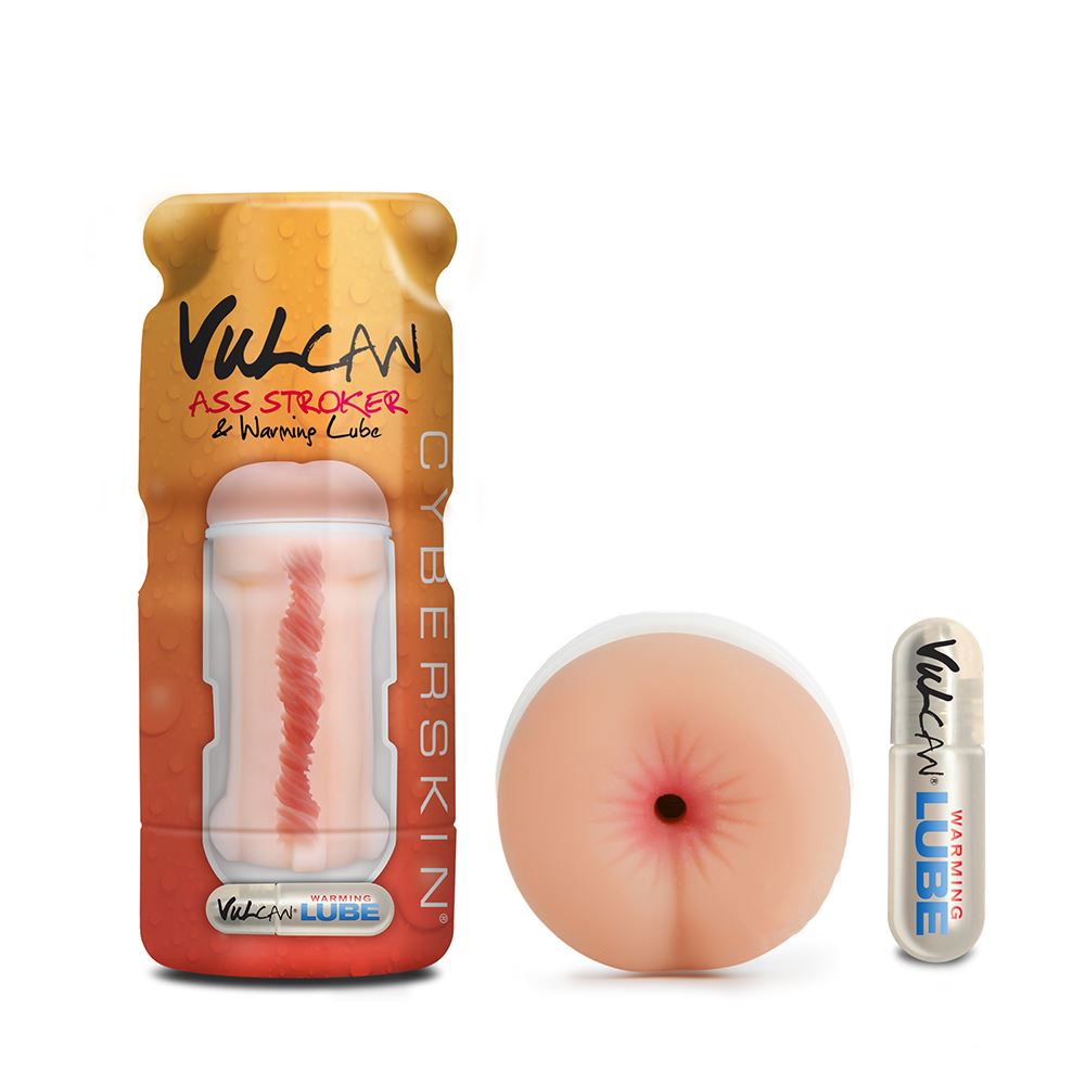 Cyber Skin - Vulcan Ass Stroker w/Warming Lube - Cream - UABDSM