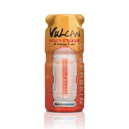 Cyber Skin - Vulcan Mouth Stroker w/Warming Lube - Cream - UABDSM