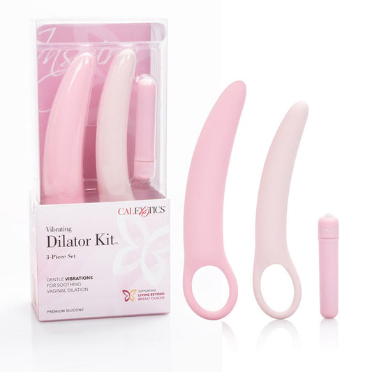 Inspire Vibrating Dilator 3-Piece Set - Pink - UABDSM