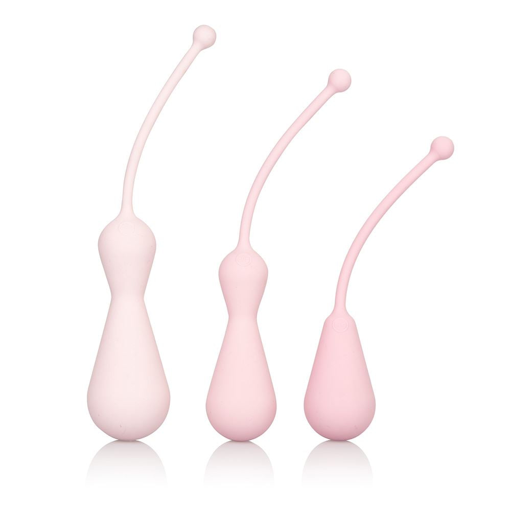 Inspire Weighted Silicone Kegel Training Kit - Pink - UABDSM