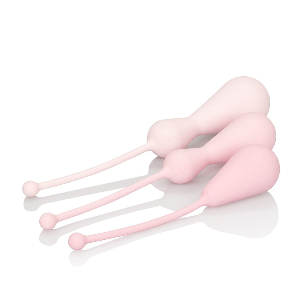 Inspire Weighted Silicone Kegel Training Kit - Pink - UABDSM