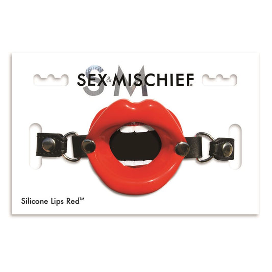 S&M Silicone Lips Red - UABDSM