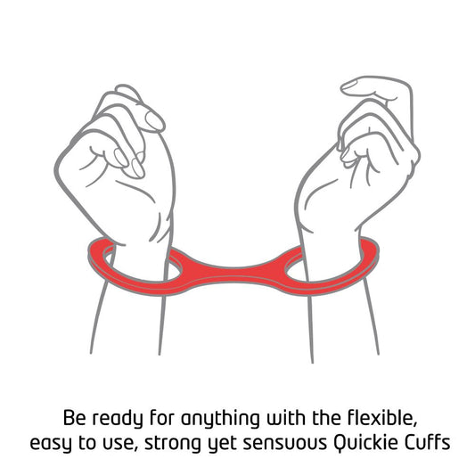 Quickie Cuffs Red (Large) - UABDSM