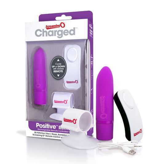 Screaming O Charged Positive Remote Control - Grape - UABDSM