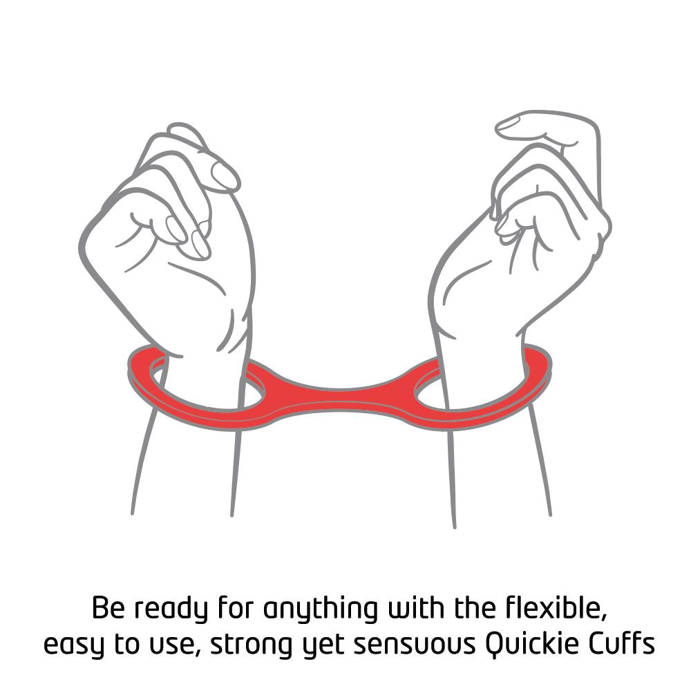 Quickie Cuffs Red (Medium) - UABDSM