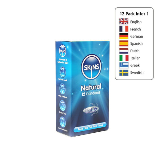 Skins Condoms Natural 12 Pack International 1 - UABDSM