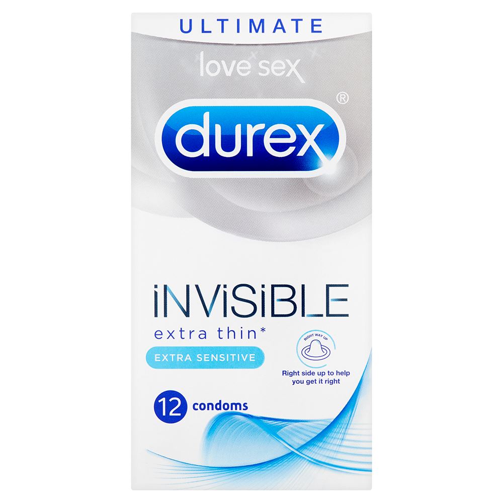 Durex Invisible Extra Sensitive 12s (New Packaging) - UABDSM