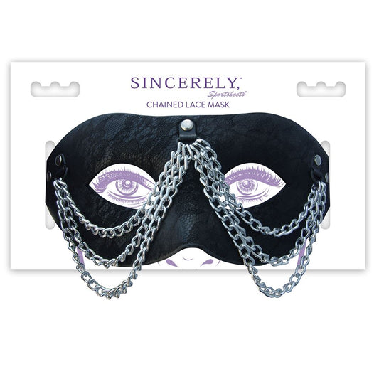 Sincerely Chained Lace Mask - UABDSM