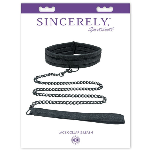 Sincerely Lace Collar and Leash - UABDSM