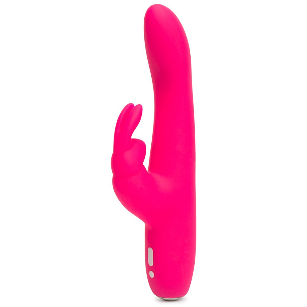 Happy Rabbit Slimline Curve USB Rechargeable Rabbit Vibrator Pink - UABDSM