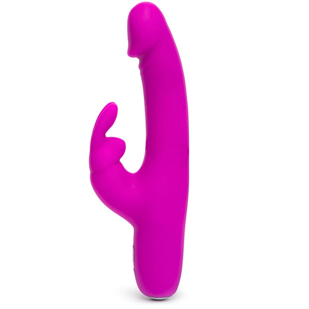 Happy Rabbit Slimline Realistic USB Rechargeable Rabbit Vibrator Purple - UABDSM