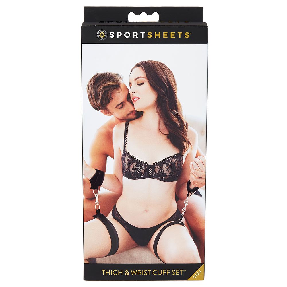 Sportsheets Restraint Thigh & Wrist Cuffs Set - UABDSM