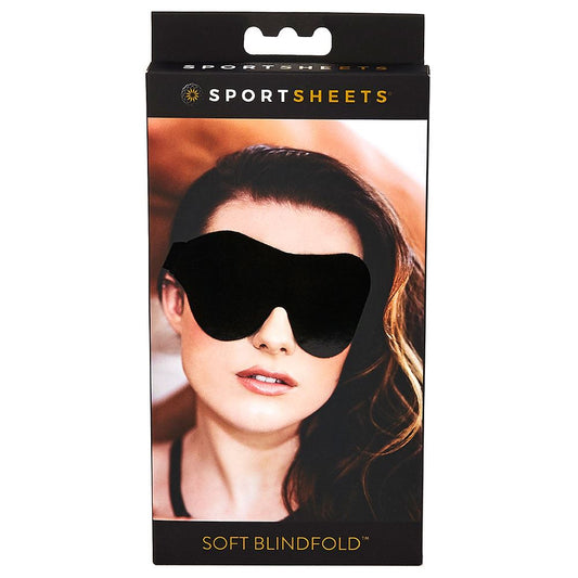 Sportsheets Beginners Soft Blindfold - Black - UABDSM