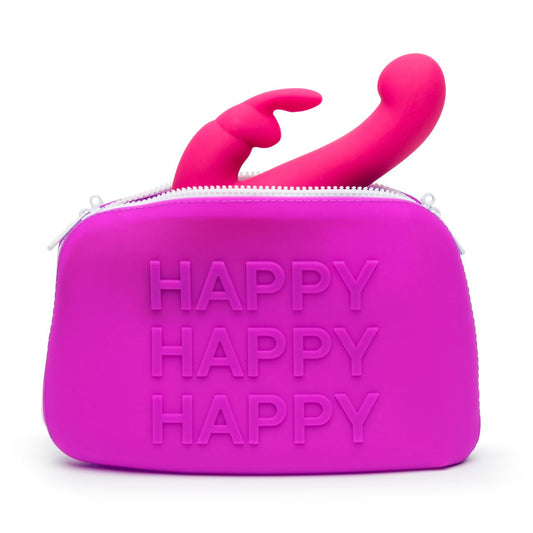 Happy Rabbit HAPPY Storage Zip Bag Large Purple - UABDSM