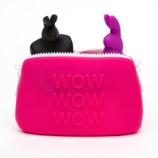Happy Rabbit WOW Storage Zip Bag Small Pink - UABDSM