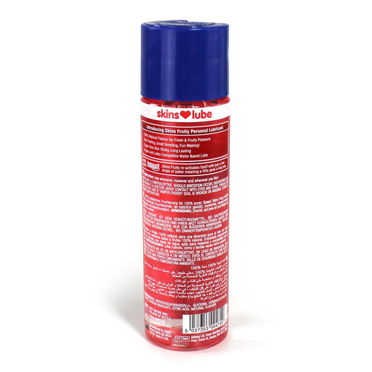 Skins Strawberry Water Based Lubricant 4.4 fl oz (130ml) - UABDSM