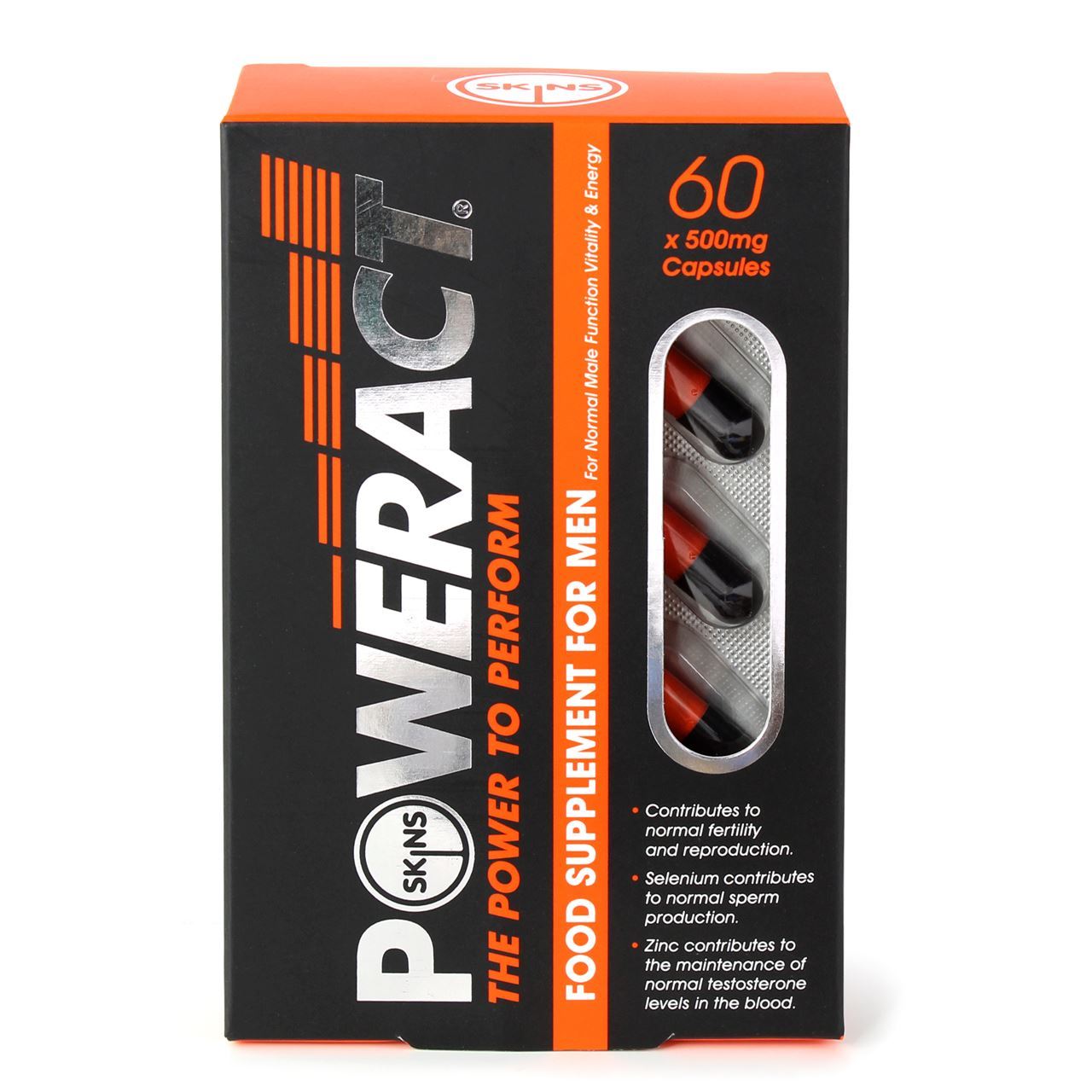 Poweract Pills - 60 Pack - UABDSM
