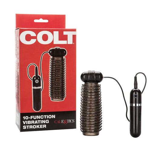 COLT 10 Function Vibrating Stroker - Smoke - UABDSM