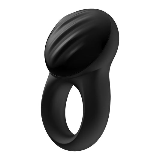 Satisfyer App Enabled Signet Ring - Black - UABDSM