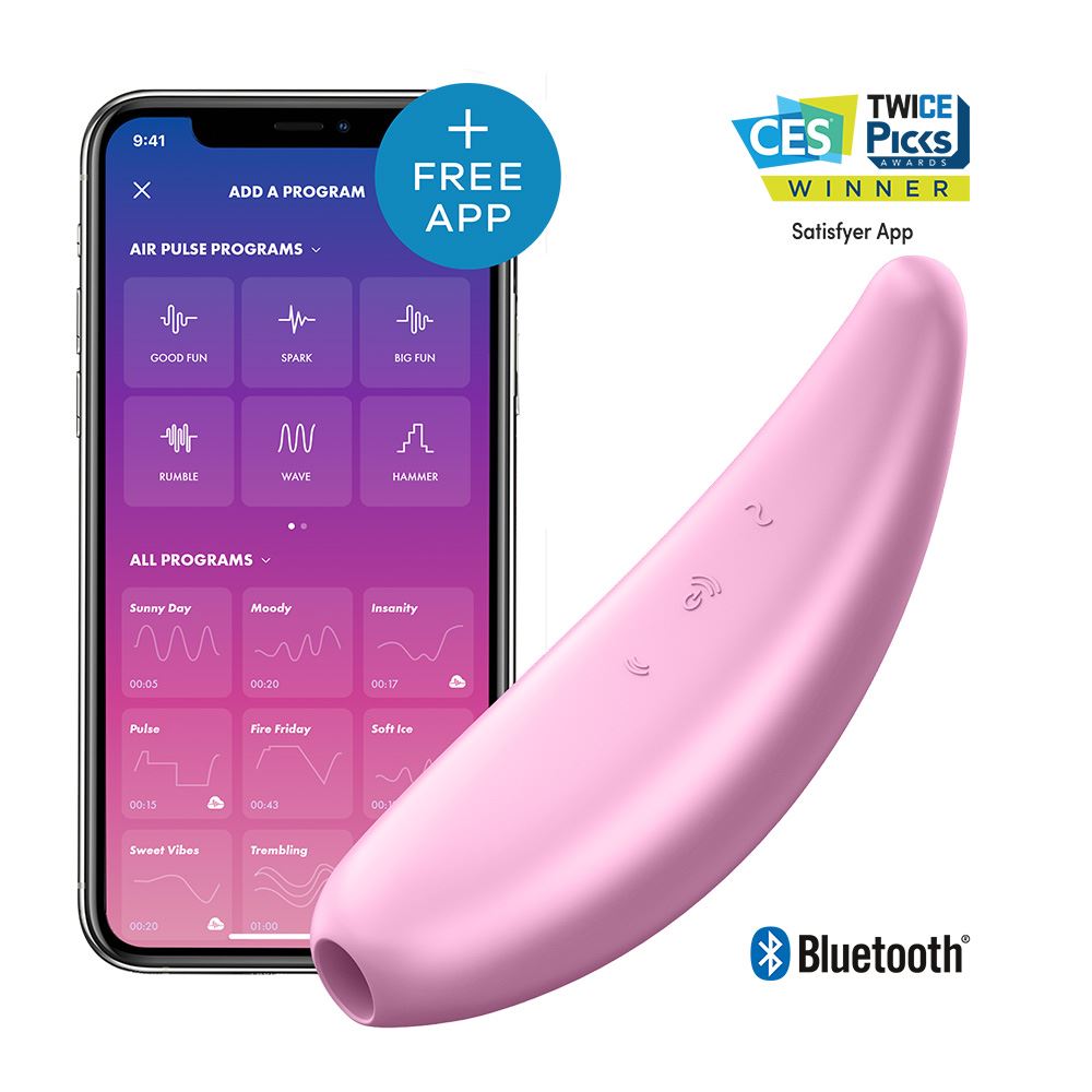 Satisfyer App Enabled Curvy 3+ Pink - UABDSM