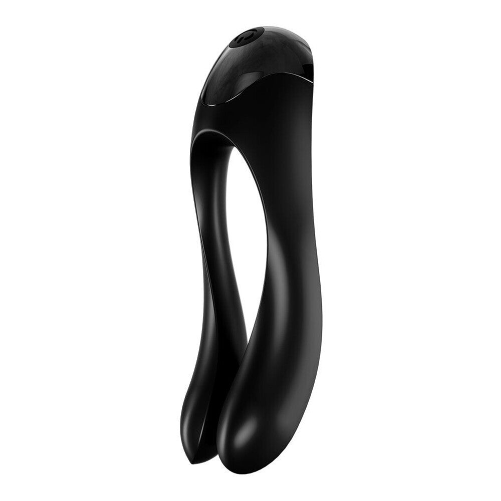 Satisfyer Candy Cane Finger Vibrator Black - UABDSM