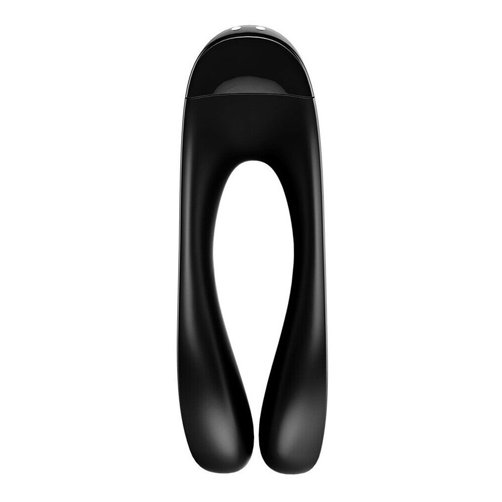 Satisfyer Candy Cane Finger Vibrator Black - UABDSM