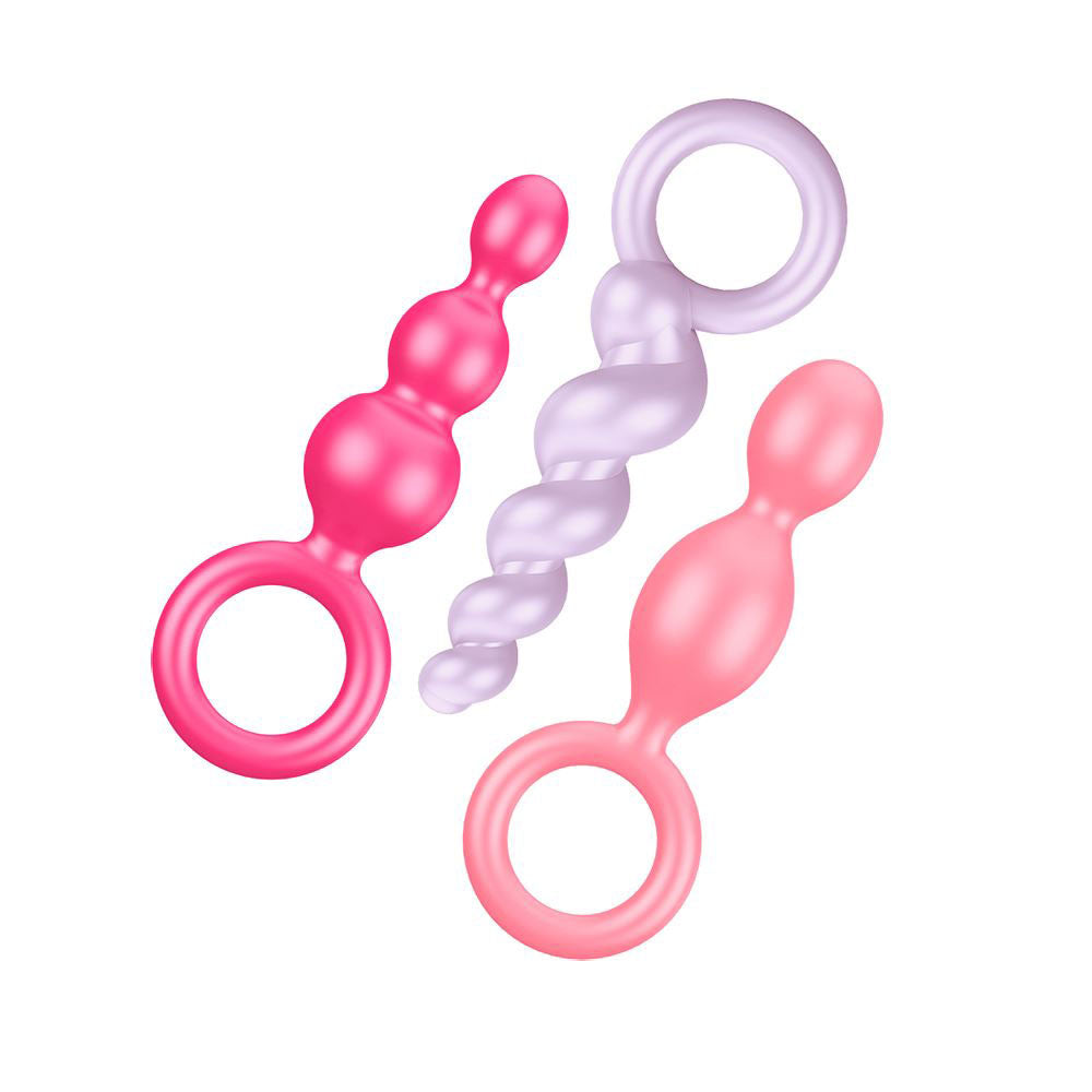 Satisfyer Booty Call Set Of 3 Multicolour Anal Plugs - UABDSM