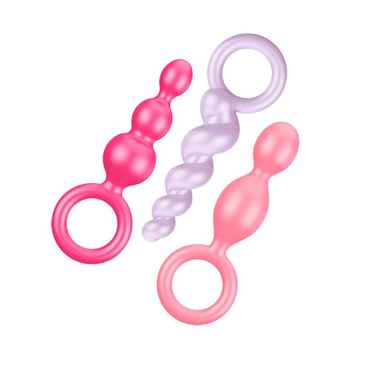 Satisfyer Booty Call Set Of 3 Multicolour Anal Plugs - UABDSM