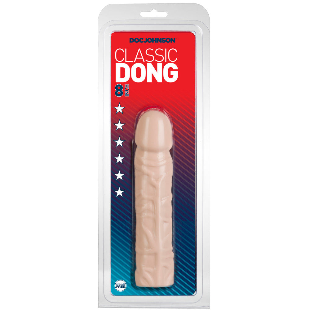 Classic Dong 8 Inches Flesh Pink - UABDSM