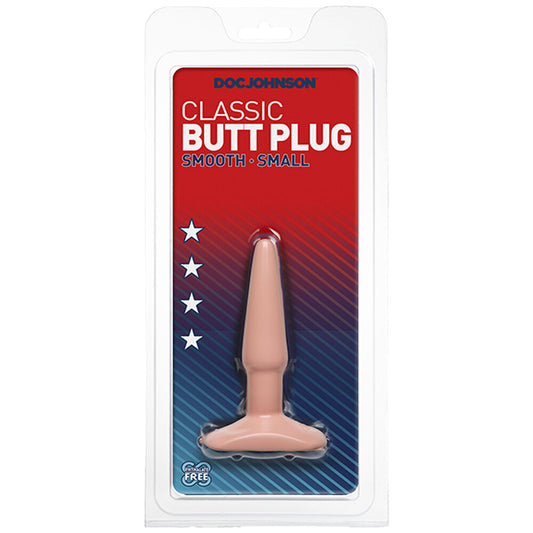 Classic Smooth Butt Plug Small Flesh Pink - UABDSM