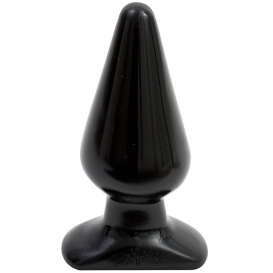 Classic Butt Plug - Smooth Large - Black - UABDSM