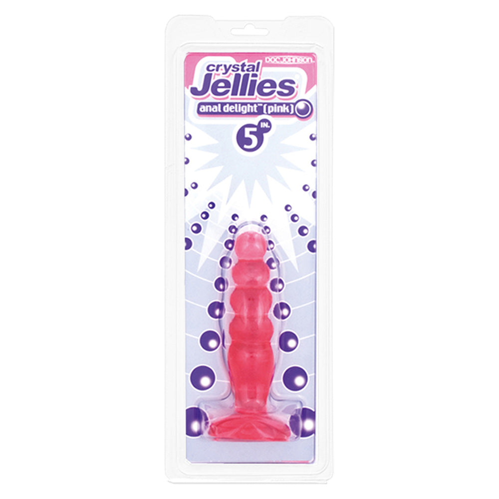 Crystal Jellies Anal Delight Butt Plug Pink - UABDSM