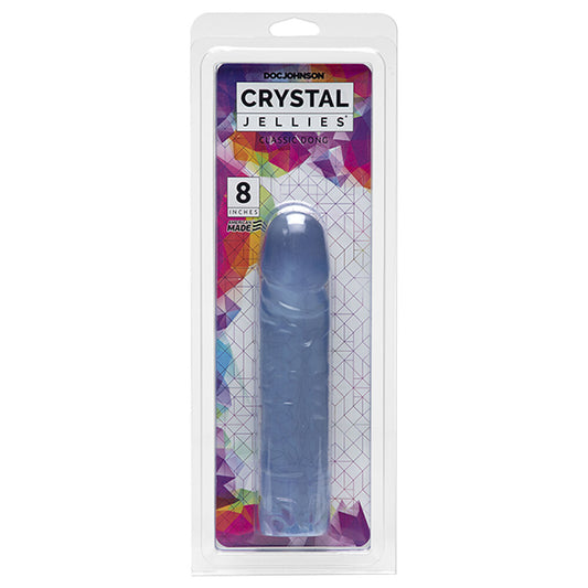 Crystal Jellies 8 Inch Dong Clear - UABDSM