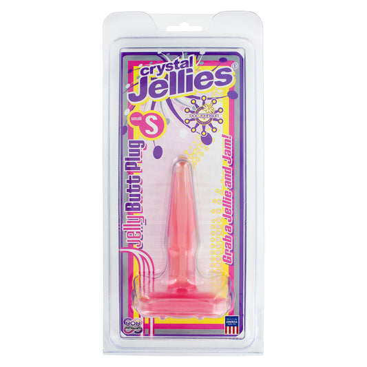 Crystal Jellies Small Butt Plug Pink - UABDSM