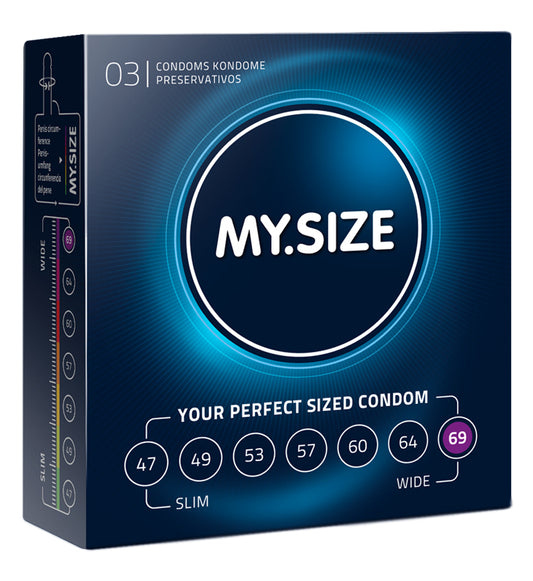 MY.SIZE Pro 69 Mm - 3pcs - UABDSM