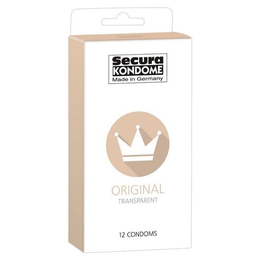 Secura Kondome Original Transparent x12 Condoms - UABDSM