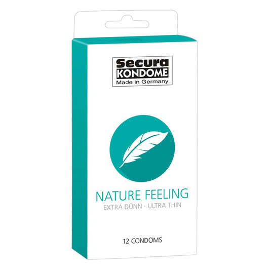Secura Kondome Nature Feeling Ultra Thin x12 Condoms - UABDSM