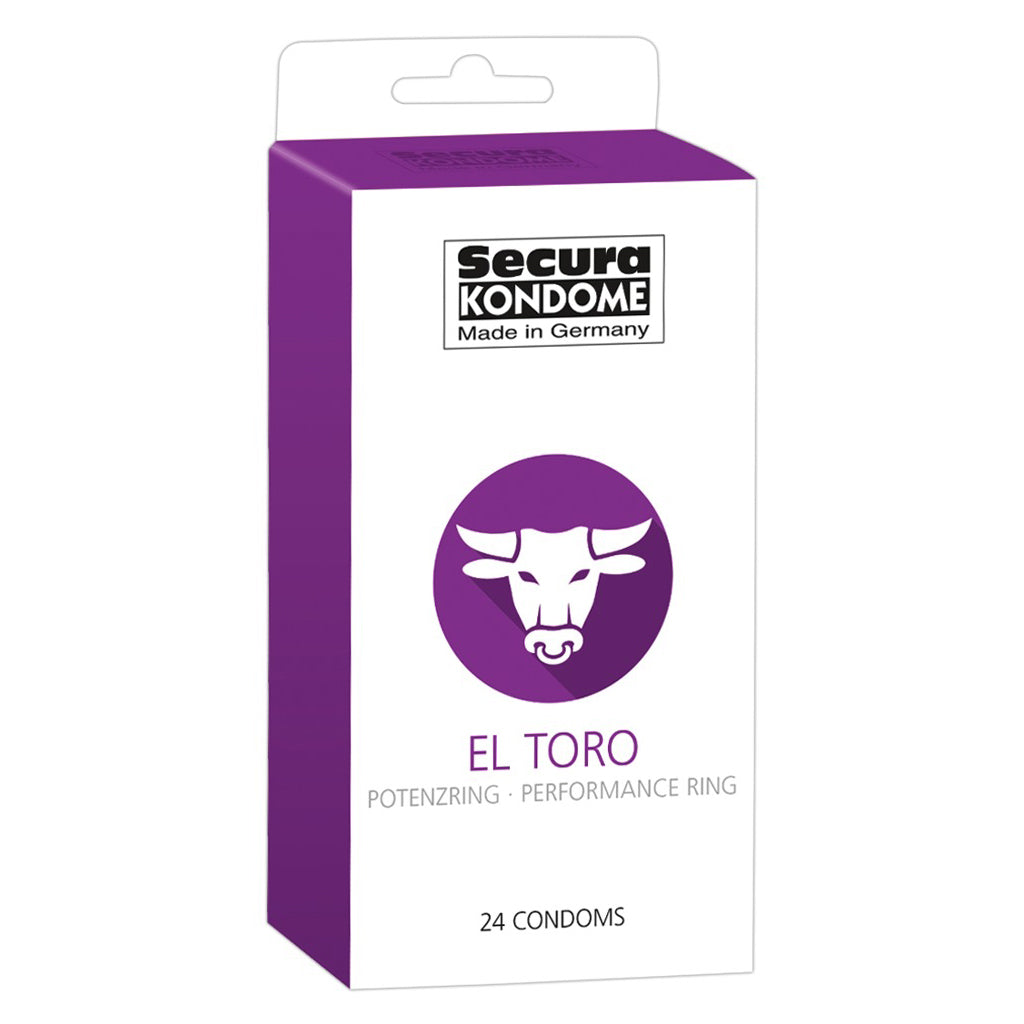 Secura Kondome El Toro Performance Ring x24 Condoms - UABDSM