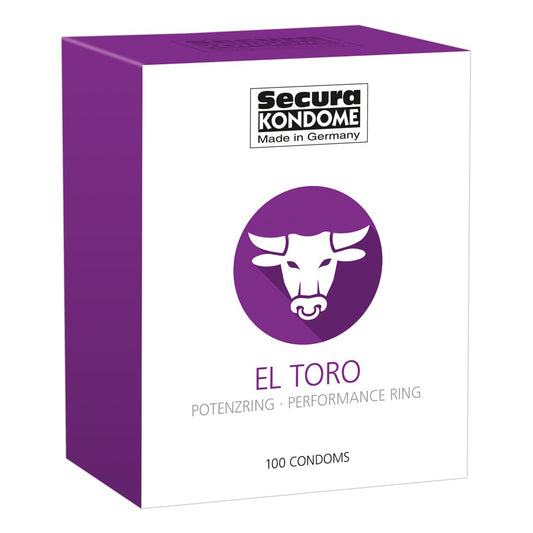 Secura Kondome El Toro Performance Ring x100 Condoms - UABDSM