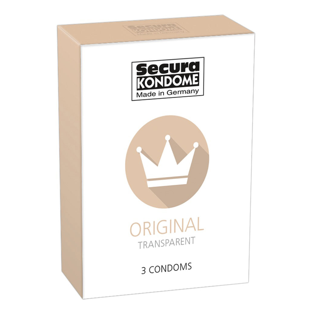 Secura Kondome Original Transparent x3 Condoms - UABDSM