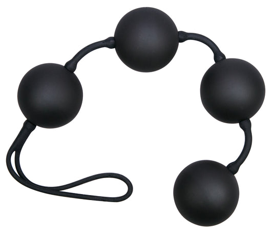 Black Love String With 4 Balls - UABDSM