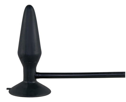 True Black Inflatable Analplug - UABDSM