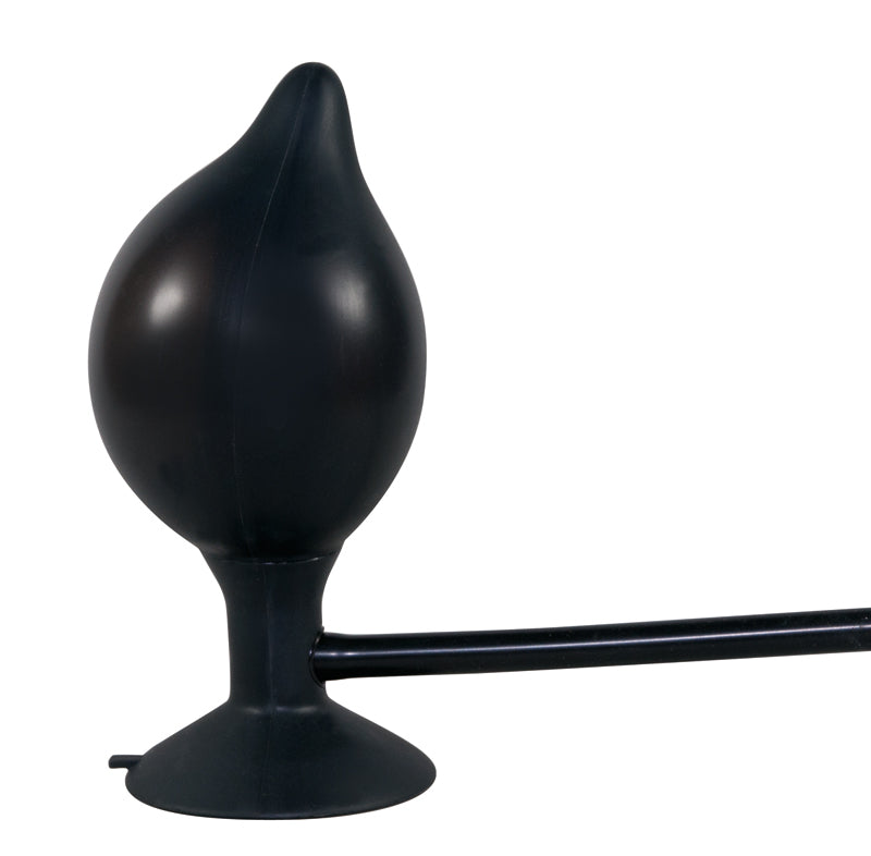 True Black Inflatable Analplug - UABDSM
