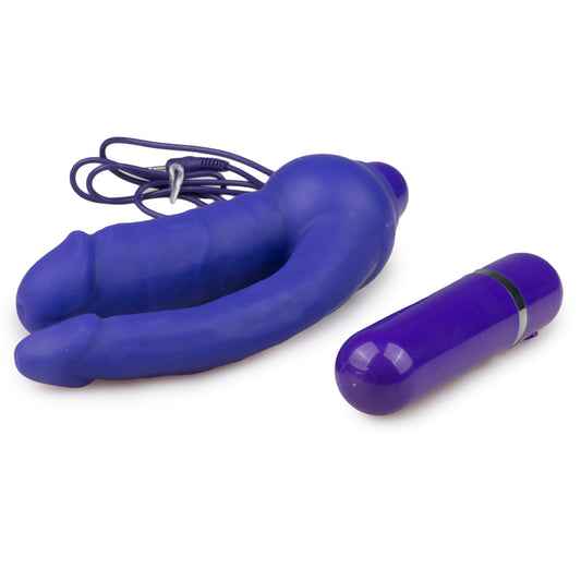 Double Realistic Vibrator - Purple - UABDSM