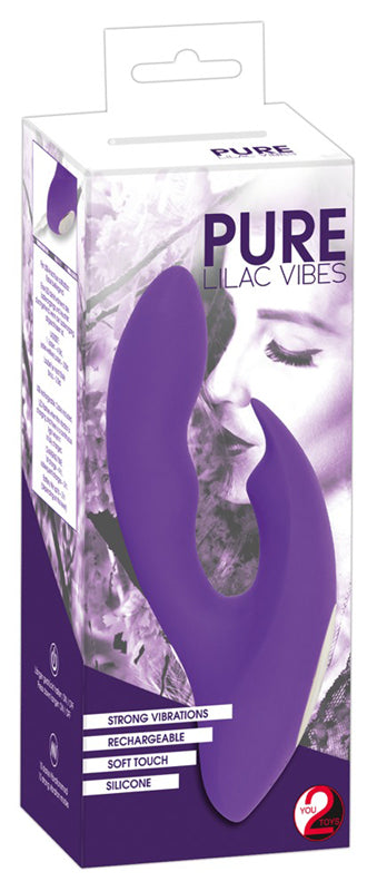 Pure Lilac Vibes Dual Motor Rabbit Vibrator - UABDSM