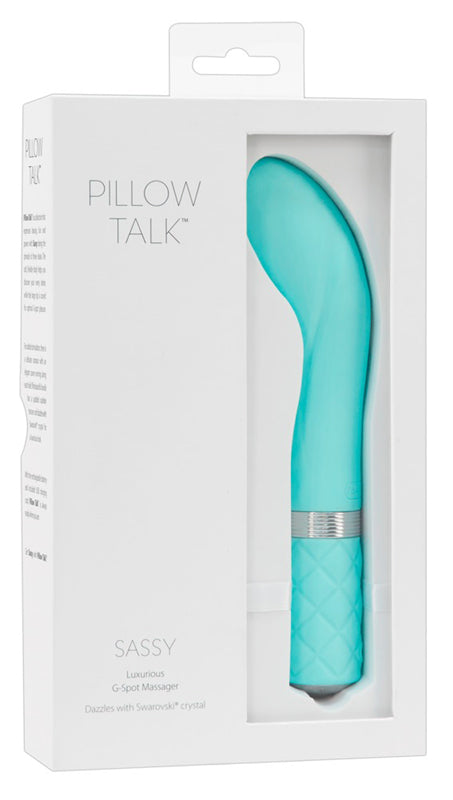 Pillow Talk - Sassy G-Spot Vibrator - Teal - UABDSM