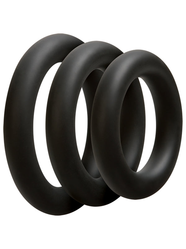 3 C-Ring Set - Thick - Black - UABDSM